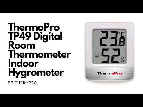 ThermoPro TP49 Digital Room Thermometer Indoor Hygrometer * UNBOXING * 4K
