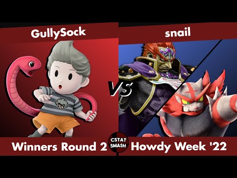 HOWDY WEEK 2022 - GullySock (Lucas) vs snail (Ganondorf, Incineroar) Pools Super Smash Bros Ultimate