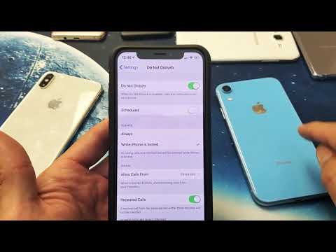 iPhone X/XS/XR: How to Turn On/OFF Do Not Disturb + Tips (Half Moon)