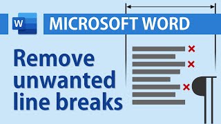 How to remove unwanted paragraphs and line breaks in Microsoft Word