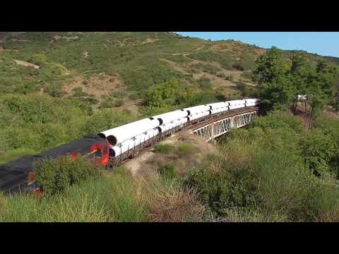 pipe train 67500  passes from stirfaka area at 2017