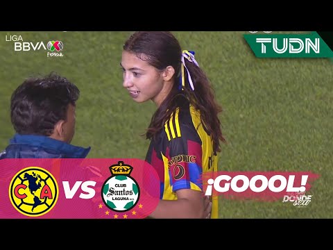 Saldívar scores a brace! Montse makes it 5-2 | América vs. Santos | Liga MX Femenil - Group 8 Ape...