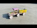 How To Make Tractor Trolley From Matchbox DIY Toy Mini Tractor Trolley Toy Project