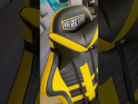 Кресло "VR Racer BattleBee" (черный/желтый)