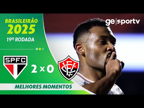 Gols e lances de São Paulo x Vitória