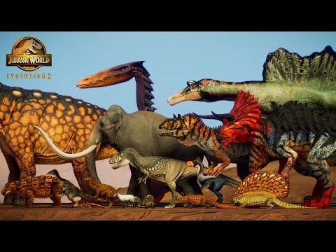 ALL 95 MODDED DINOSAUR SPECIES, REPTILES and PREHISTORIC ANIMALS  - Jurassic World Evolution 2