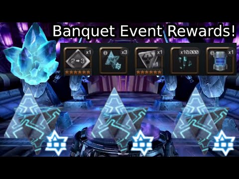 Banquet Event Rewards Opening! Three 6 Star Nexus Crystals! Marvel Contest Of Champions