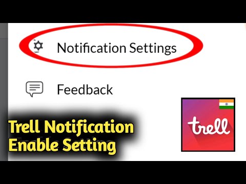 Trell App Notification Enable Setting