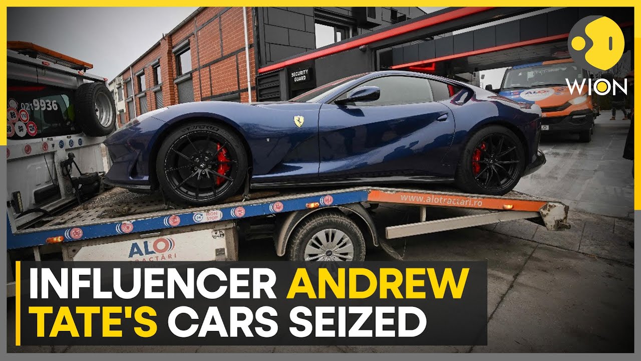 Romanian authorities took away luxury cars from Andrew Tate's residence | WION