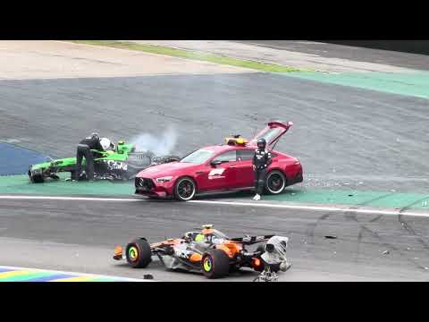 Bortoletto’s Big Crash in Interlagos! Sector M View
