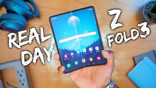 Samsung Galaxy Z Fold 3 - REAL Day in the Life Review!
