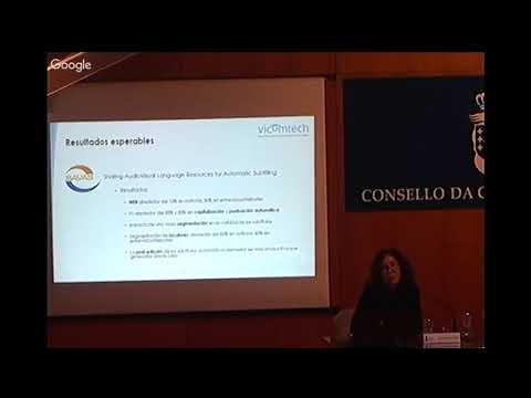 Vídeo: Subtitulación automática: tecnoloxía existente, resultados esperables e casos de éxito