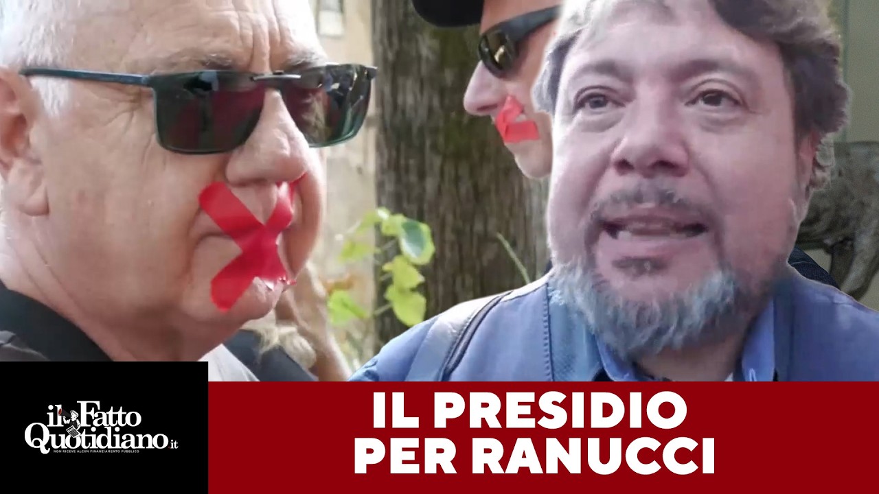 "Report? Violato il Freedom Act, il governo imbavaglia la verità": a Napoli il presidio per Ranucci