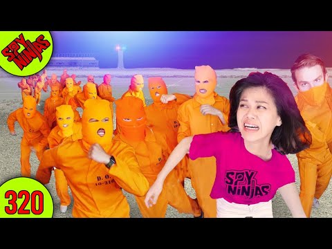 100 PRISONERS ESCAPE FROM JAIL! - Spy Ninjas #320
