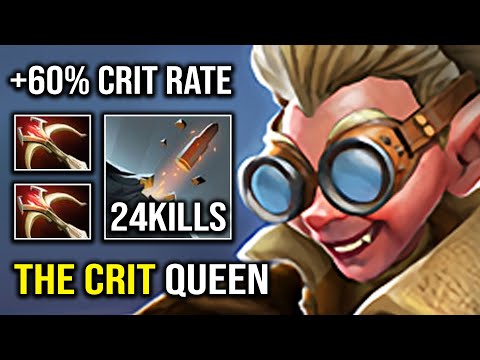 UNLIMITED CRIT HERO 1 Shot Multi Shredder +60% Crit Rate Mid Carry Snapfire Dota 2