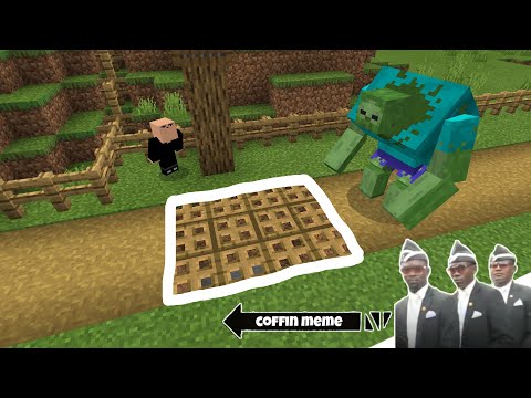 Traps for Mutant Creatures in Minecraft Part 1 - Coffin Meme