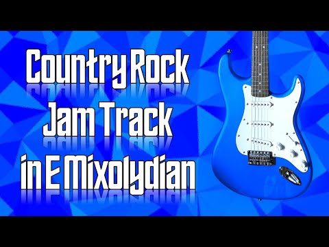Country Rock Jam Track in E Mixolydian 🎸 Guitar Backing Track
