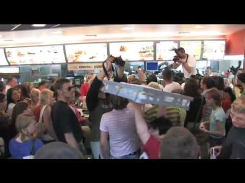 Burger Overrun in Zwickau (Sachsen)  13.05.2007