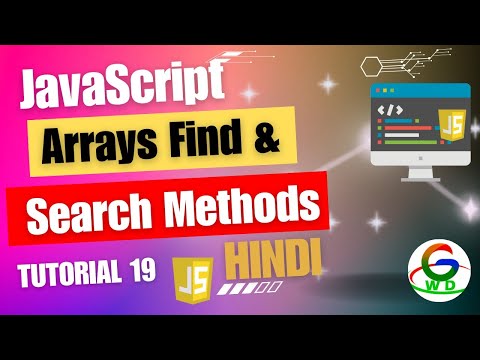 Javascript Array Find And Search Methods Guri Web Developer Javascript Tutorials In Hindi