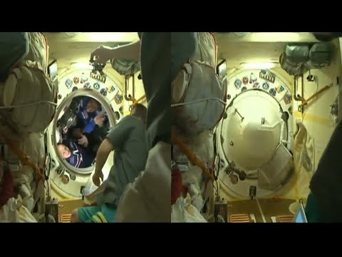 Soyuz MS-20 hatch closure