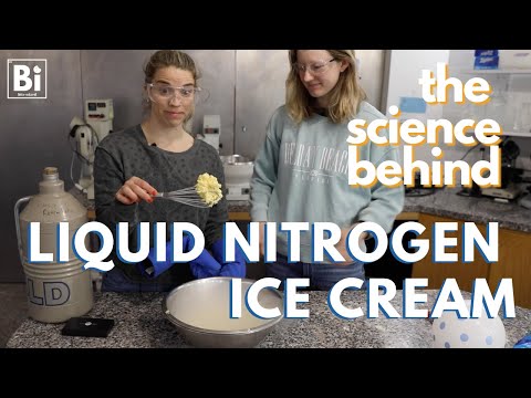 THE SCIENCE BEHIND: LIQUID NITROGEN ICE CREAM (boiling points and phase transitions)