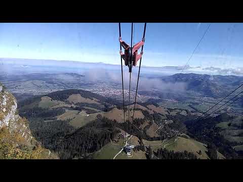 SWISS ALPS le moleson CABLE CAR
