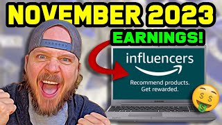My BIGGEST DAY EVER 🤑 - My November 2023 Earnings - Amazon Influencer Program