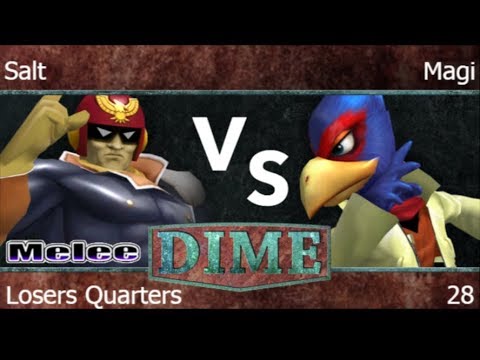 DIME 28 - Salt (C Falcon, Fox) vs Magi (Falco) Losers Quarters - Melee