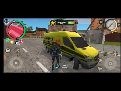 Rope Hero Vice Town | Machine Gun gameplay, showcase, survival