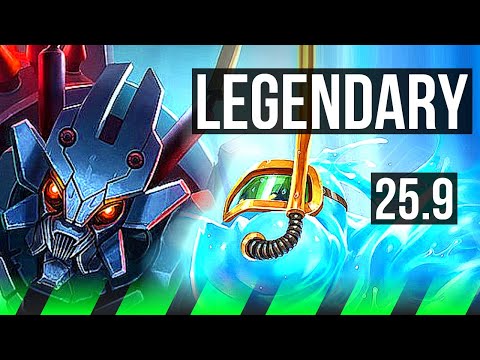 KHA'ZIX vs ZAC (JGL) | 11/0/9, Legendary | EUW Diamond | 25.9