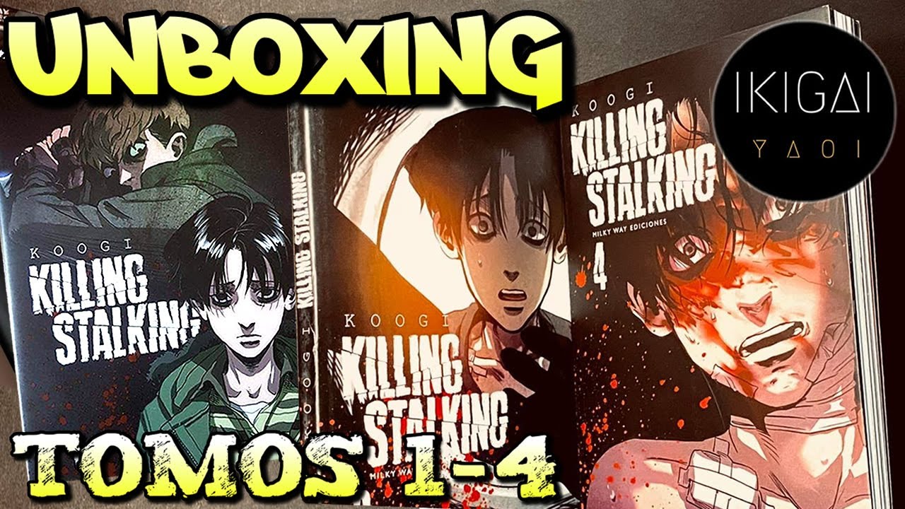 UNBOXING - IKIGAI YAOI / Los 4 Tomos Fisicos de Killing Stalking OMG ! Milky Way Ediciones