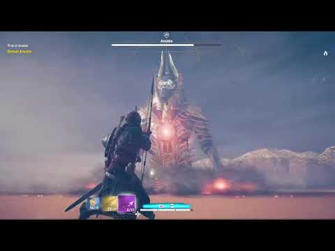 Assassins Creed Origins Defeating Anubis (Trial Of Anubis)