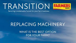 Replacing machinery – what is the best option fo