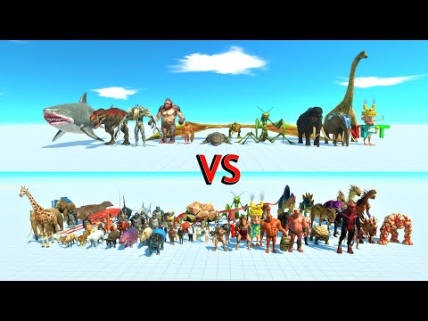 Team boss vs all remaining units - animal revolt battle simulator