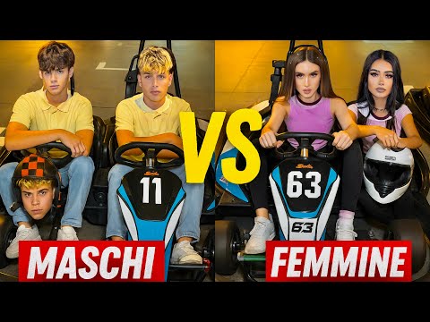 MASCHI vs FEMMINE AI KART!!🏎️ - by Charlotte M.