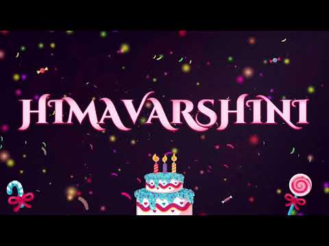 Himavarshini Happy birthday
