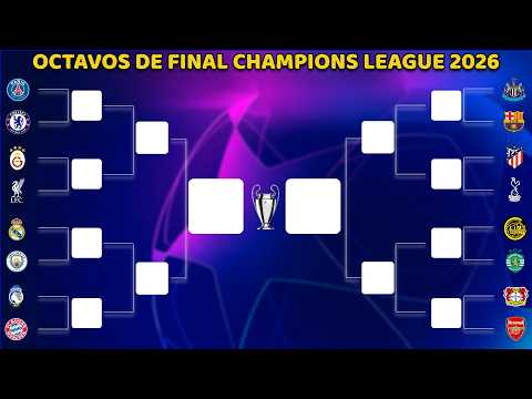 THIS IS HOW THE ROUND OF 16 OF THE 2025/2026 UEFA CHAMPIONS LEAGUE WILL BE PLAYED
