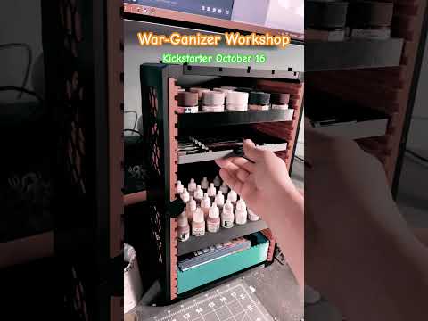 War-Ganizer Workshop!  #warhammer40k #military #toys Kickstarter October 16.