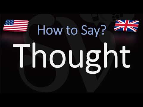 Part of a video titled How to Pronounce Thought? (CORRECTLY) - YouTube