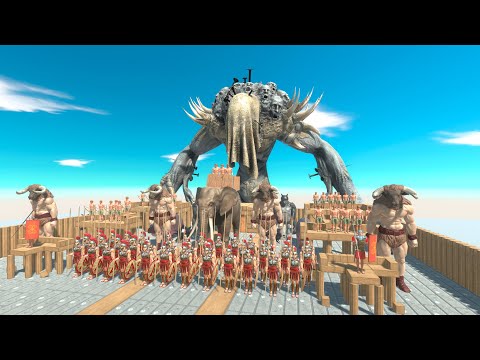 ⚡ King Scourge vs Ancient Army on Tournament - 🦖 Animal Revolt Battle Simulator 🦕
