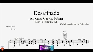 Desafinado with Guitar Tutorial TABs