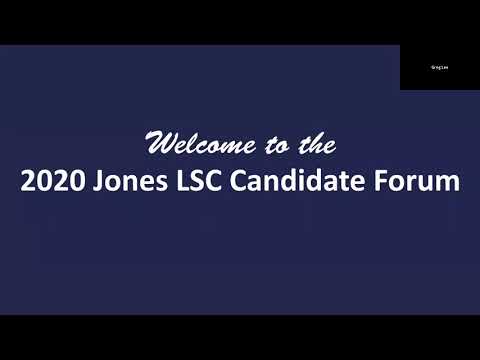 2020-10-20 Jones LSC Candidate Forum