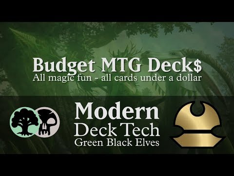 Budget Green Black Elves - Modern Deck Tech - $37