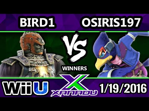 S@X 133 - Bird1 (Ganondorf) Vs. Osiris197 (Falco) SSB4 Tournament - Smash Wii U - Smash 4