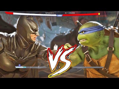 BATMAN vs TARTARUGAS NINJA - BATALHA ÉPICA DE SUPER HERÓIS Injustice 2 Legendary Edition - IR GAMES