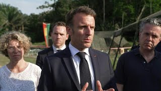 Guyane: Macron propose une filière d'orpaillage légal dans certains endroits | AFP