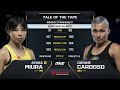 Ayaka Miura Vs Dayane Cardoso ONE Championship Full Fight