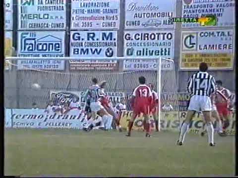 CUNEO-JUVENTUS 0-4  AMICHEVOLE  1992 GOL PASINO
