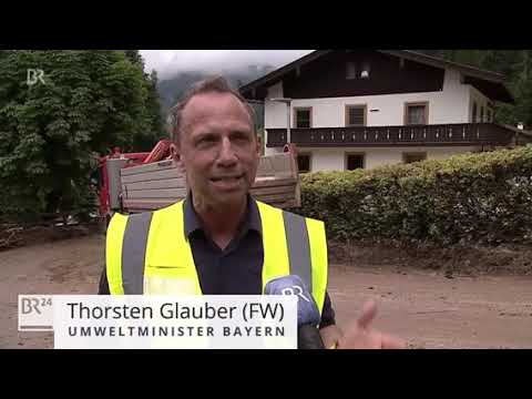 Umweltminister Thorsten Glauber zum Hochwasserereignis in Südbayern