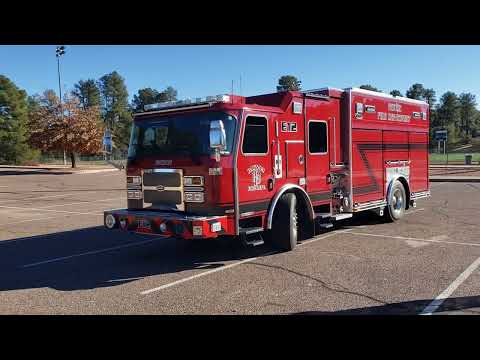 Another fire truck:  Payson FD (AZ) Engine 12 walk-around.  #fire trucks